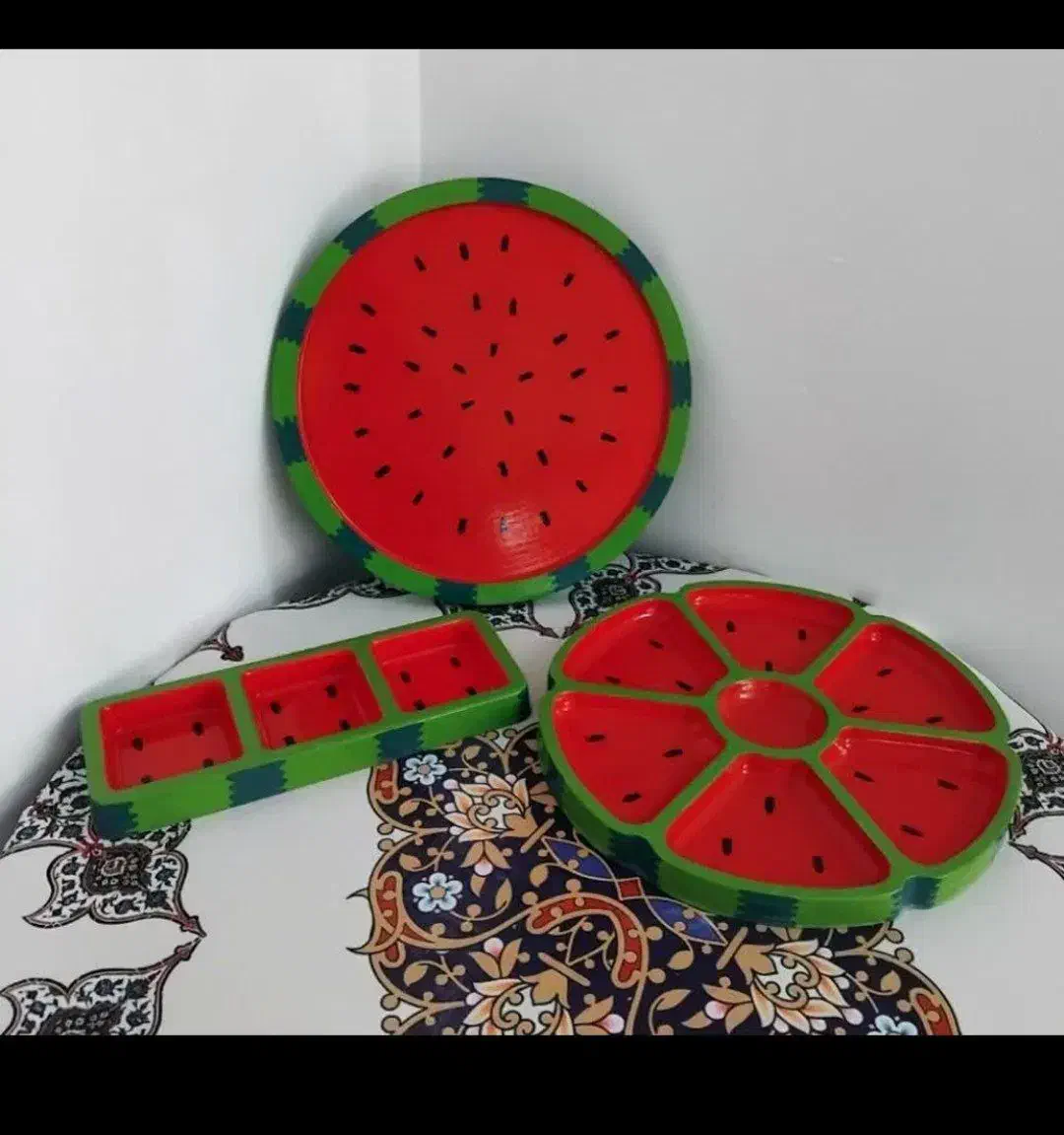 فروش ست های یلدایی جاشمعی.گلدان،آجیل خوری|صنایع دستی و سایر لوازم تزئینی|درمیان, |دیوار