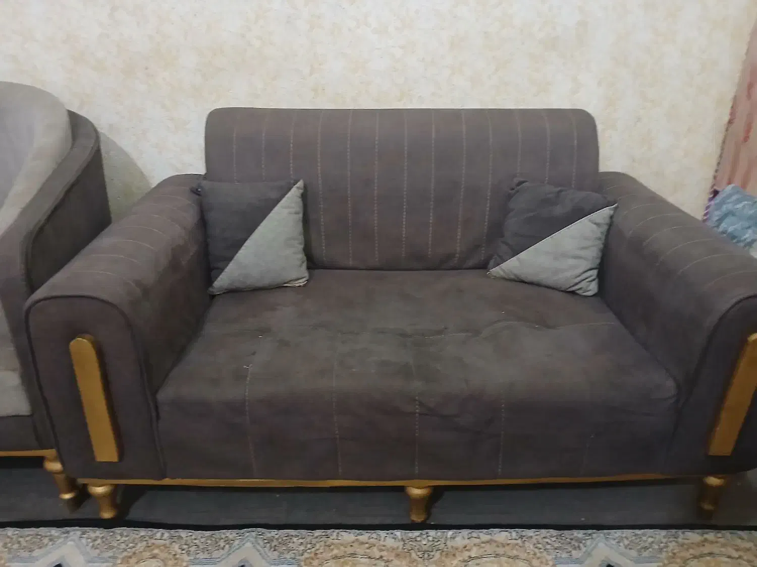 مبل هفت نفره صدفی|مبلمان خانگی و میز عسلی|اهواز, امانیه|دیوار