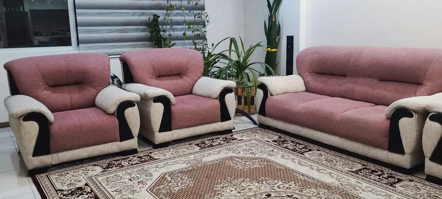 سرویس مبل راحتی ۷ نفره، کار تهران|مبلمان خانگی و میز عسلی|شیراز, حافظیه|دیوار