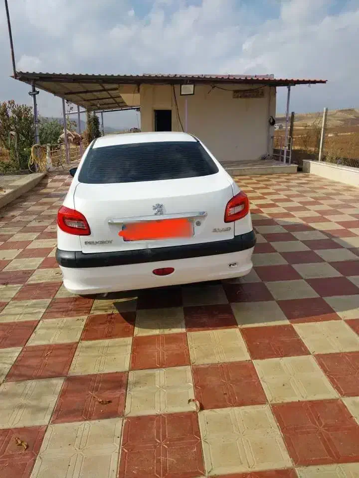 پژو ۲۰۶ اس دی مدل ۹۵ تیوفایو دو تیکه رنگ|خودرو سواری و وانت|سقز, |دیوار