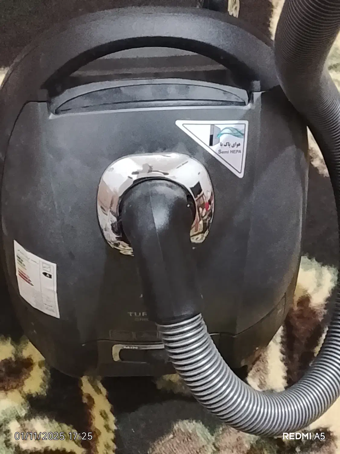 جاروبرقی پارس خزر ۲۰۰۰ وات کروم|جاروبرقی، جارو شارژی، بخارشو|شاهینشهر, خانه کارگر|دیوار