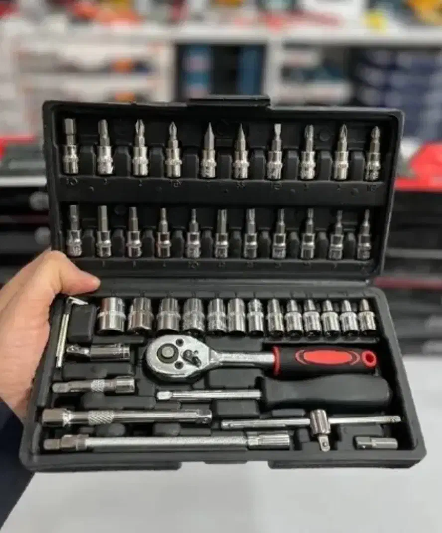 جعبه ابزار 46 پارچه|ابزارآلات|کهنوج, |دیوار