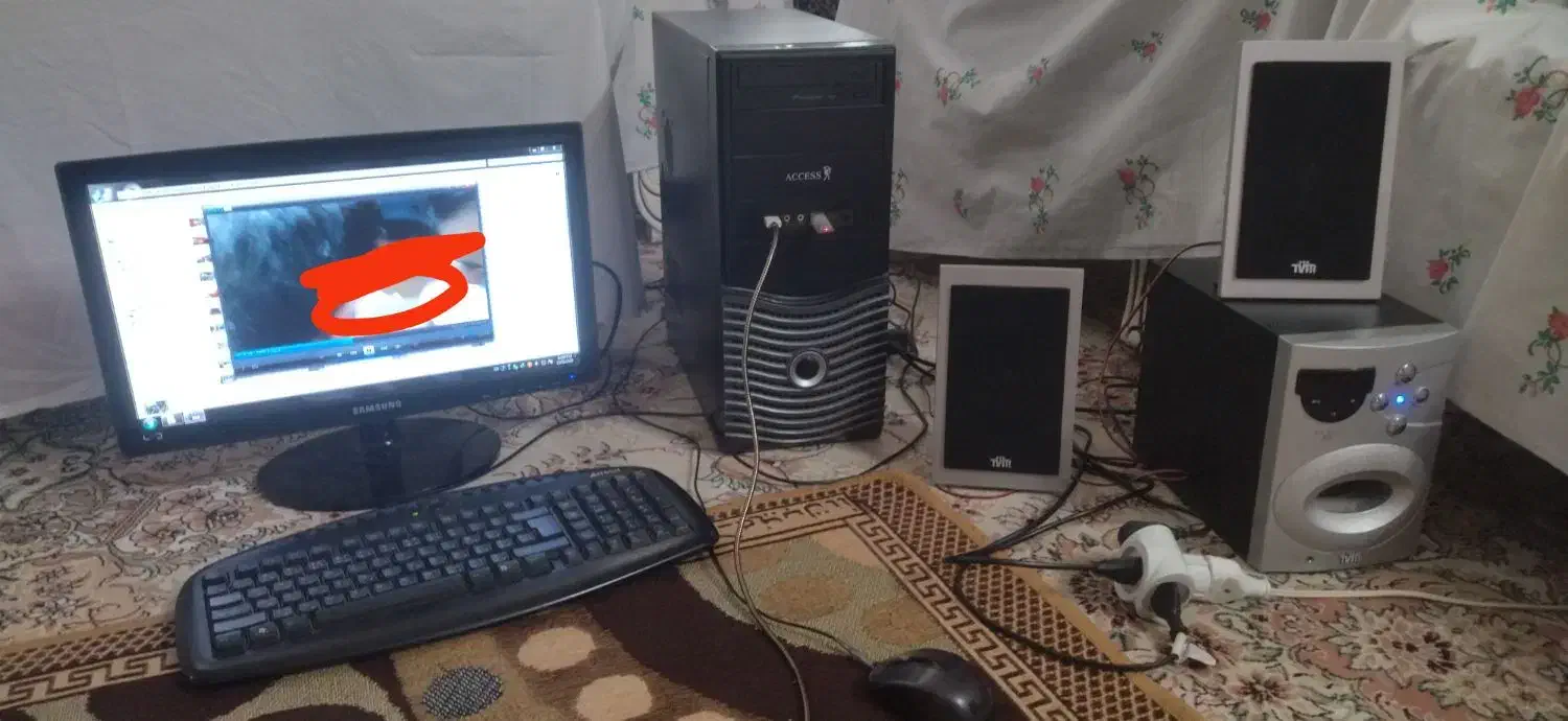 کامپیوتر خانگی|رایانه رومیزی|سبزوار, قائم|دیوار