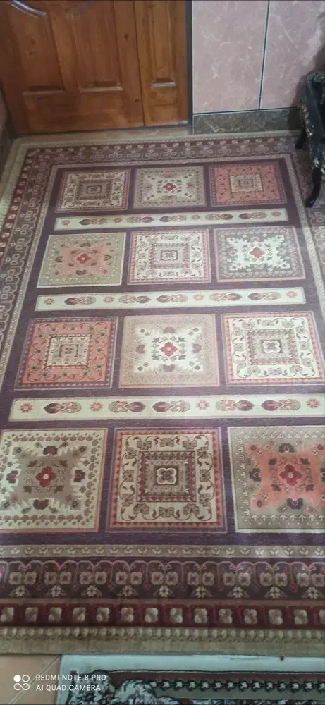 گلیم فرش 6متری با پادری1در 1/5|فرش|گنبد کاووس, |دیوار