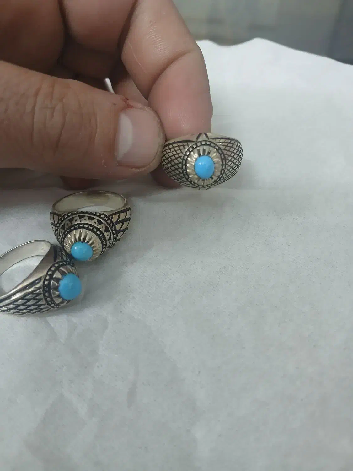 انگشتر فیروزه نیشابور|جواهرات|مشهد, شیرودی|دیوار