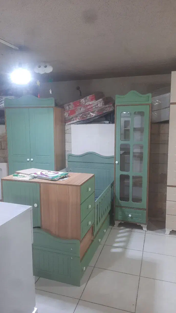 سرویس نوزاد نوجوان  کمد بچه|تخت و سرویس خواب|قرچک, مهدیه|دیوار