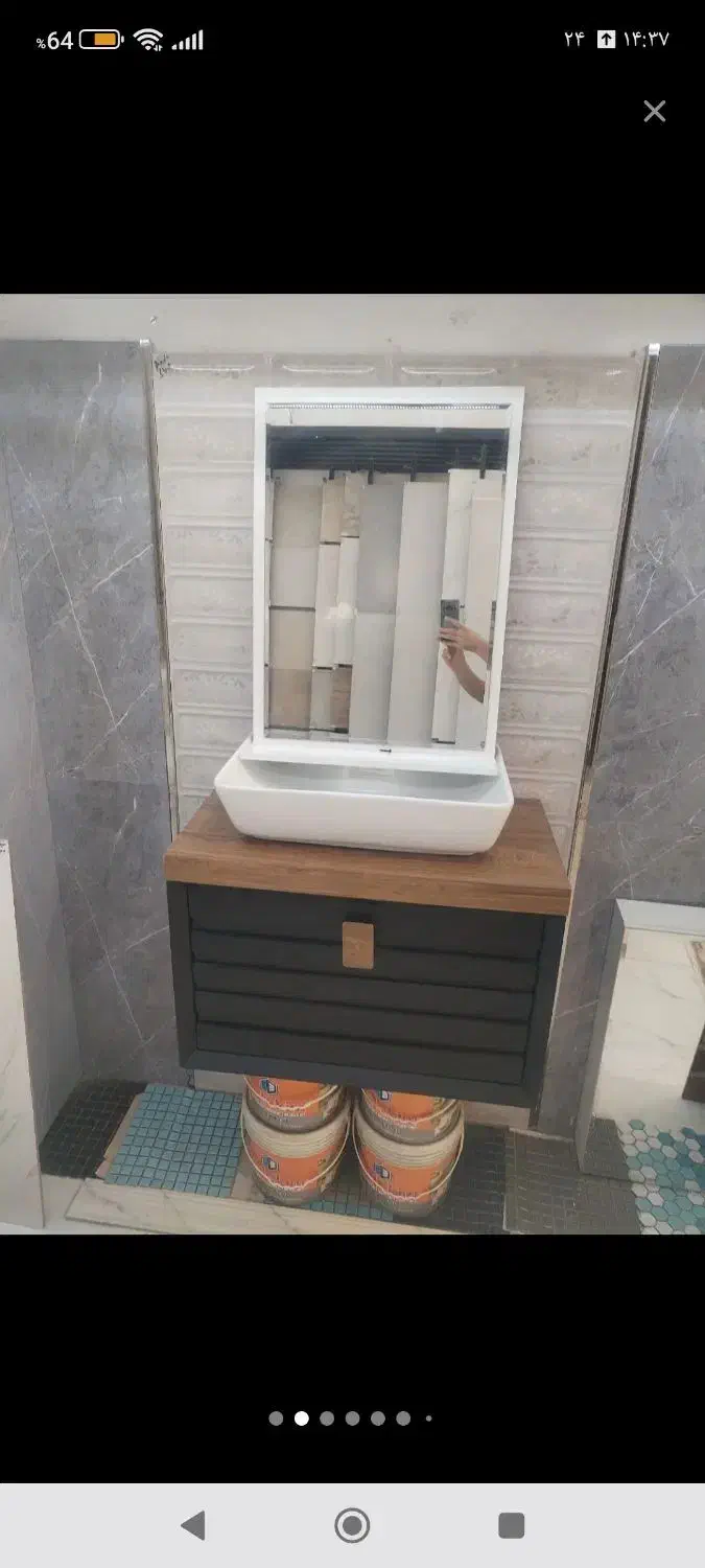 توالت فرنگی فلاش تانک روشویی|بخاری، هیتر، شومینه|گلبهار, شهر جدید گلبهار|دیوار