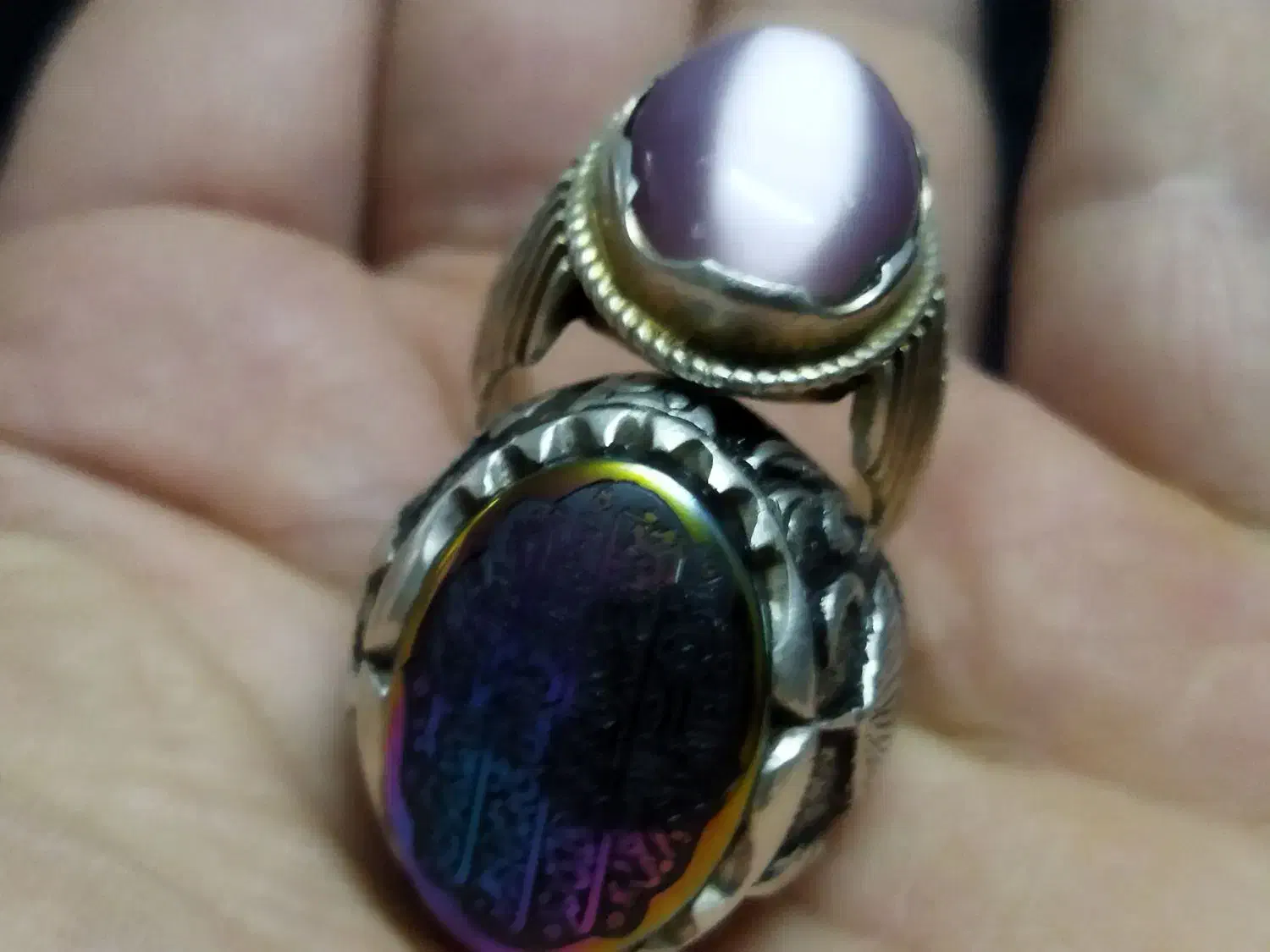 انگشتر نقره حدید و عین الحر|بدلیجات|یزد, |دیوار