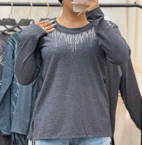 بلوز موهر نگیندار در سایزبندی تا ۵۴|لباس|کاشان, ولیعصر|دیوار