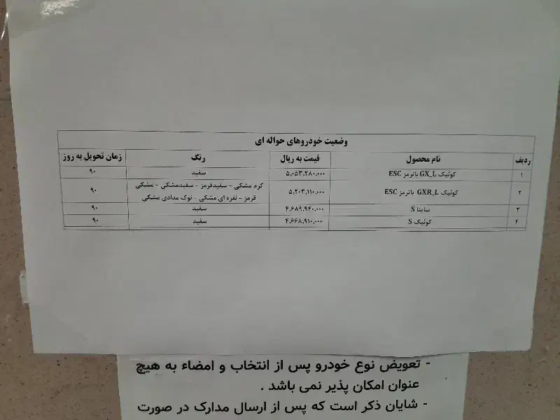 حواله فروشی ساینا یا کوییک|خودرو سواری و وانت|فردیس, شهرک ارم|دیوار