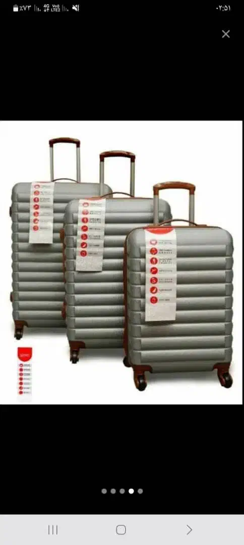 چمدان فایبرگلاس|کیف، کفش، کمربند|بندرعباس, |دیوار