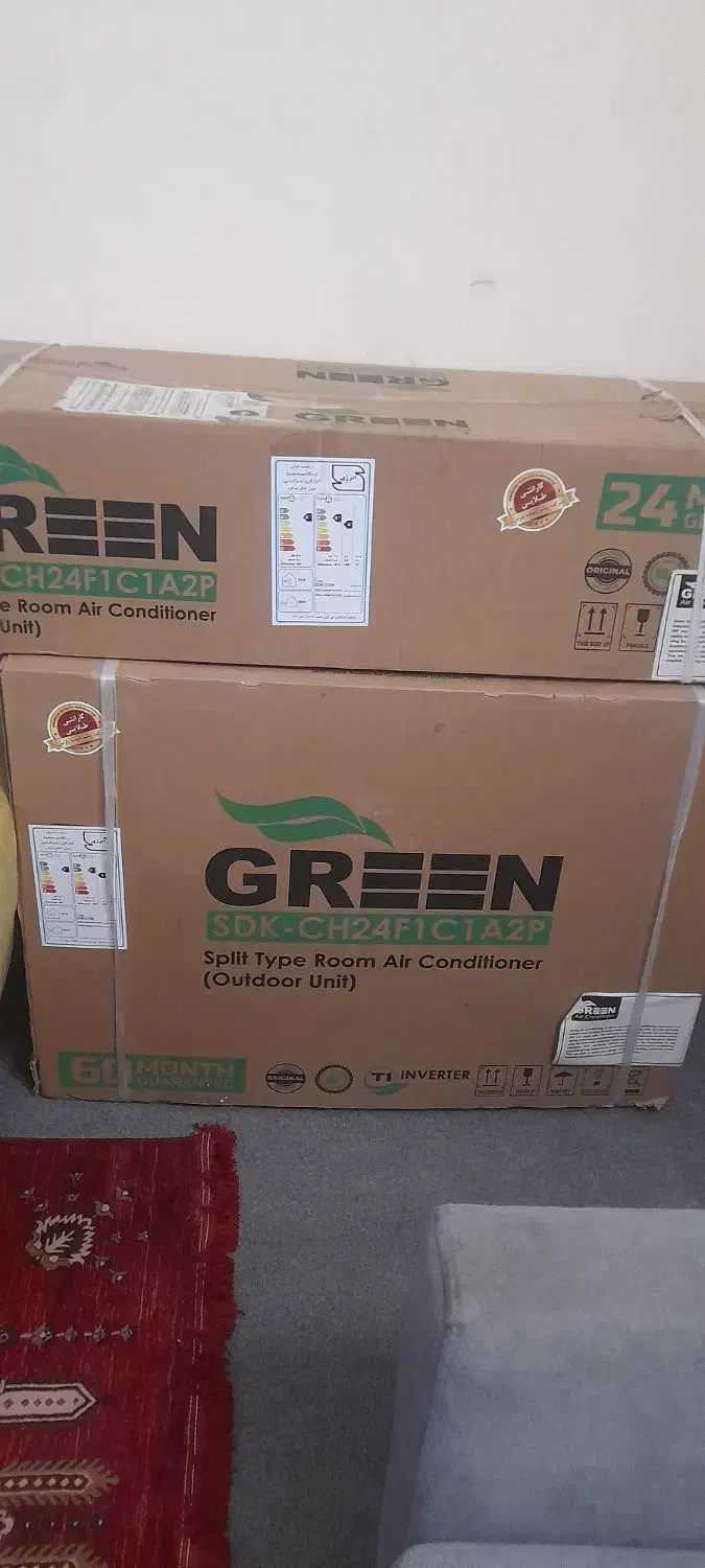 اسپیلت دیواری اینورتر گرین مدل‌‌‌ -SDK|کولر گازی و فن‌کوئل|خمینی‌شهر, |دیوار