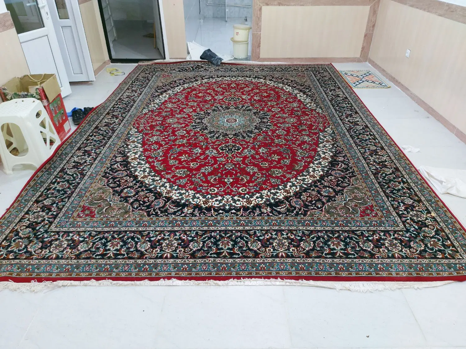 فرش|فرش|مهاباد (آذربایجان غربی), |دیوار