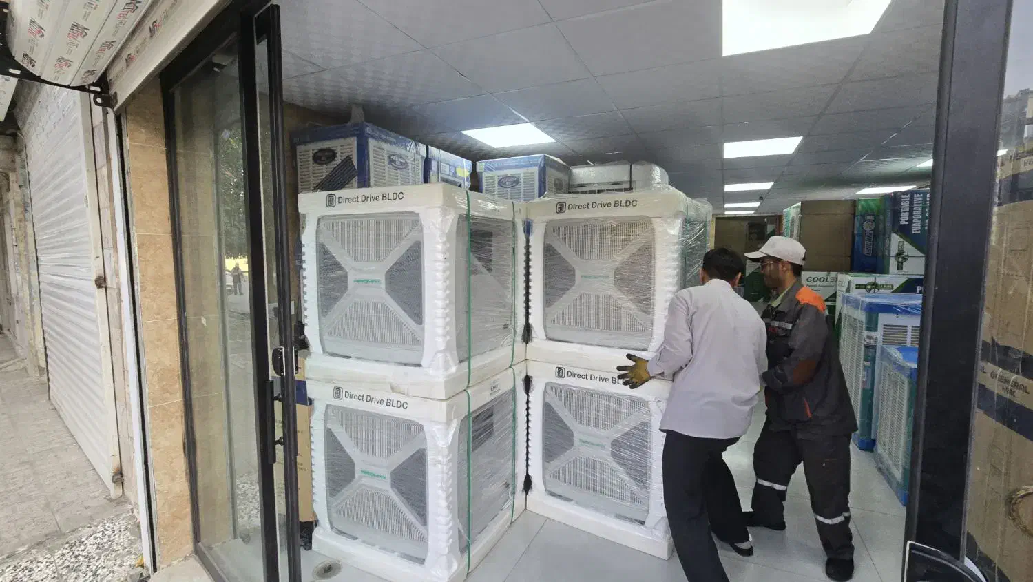 کولرابی پوشال سلولزی به اصطلاح لانه زنبوری خارجی|کولر آبی|مشهد, گاز|دیوار