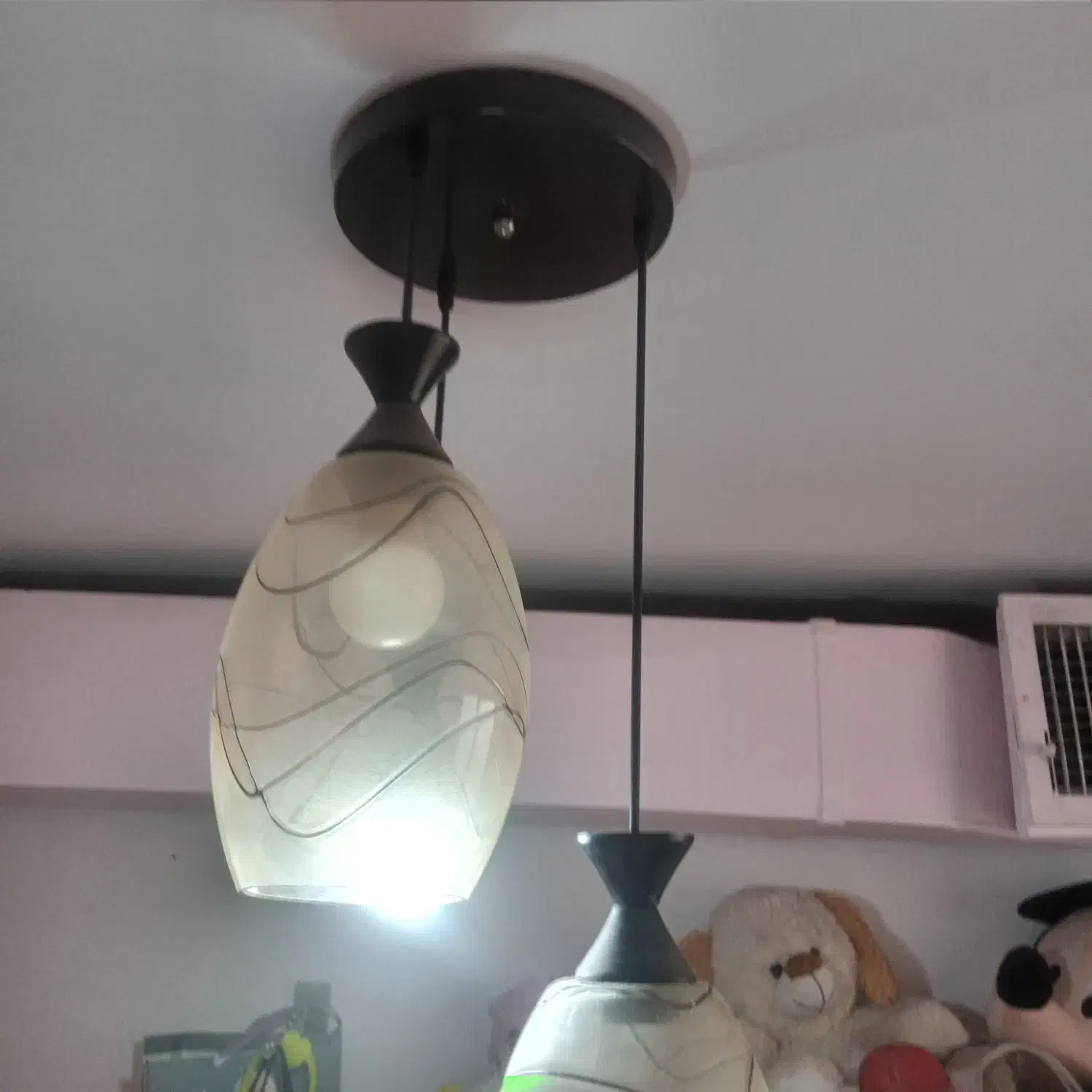 لوستر سقفی سه شاخه|لوستر و چراغ آویز|تهران, جوادیه|دیوار