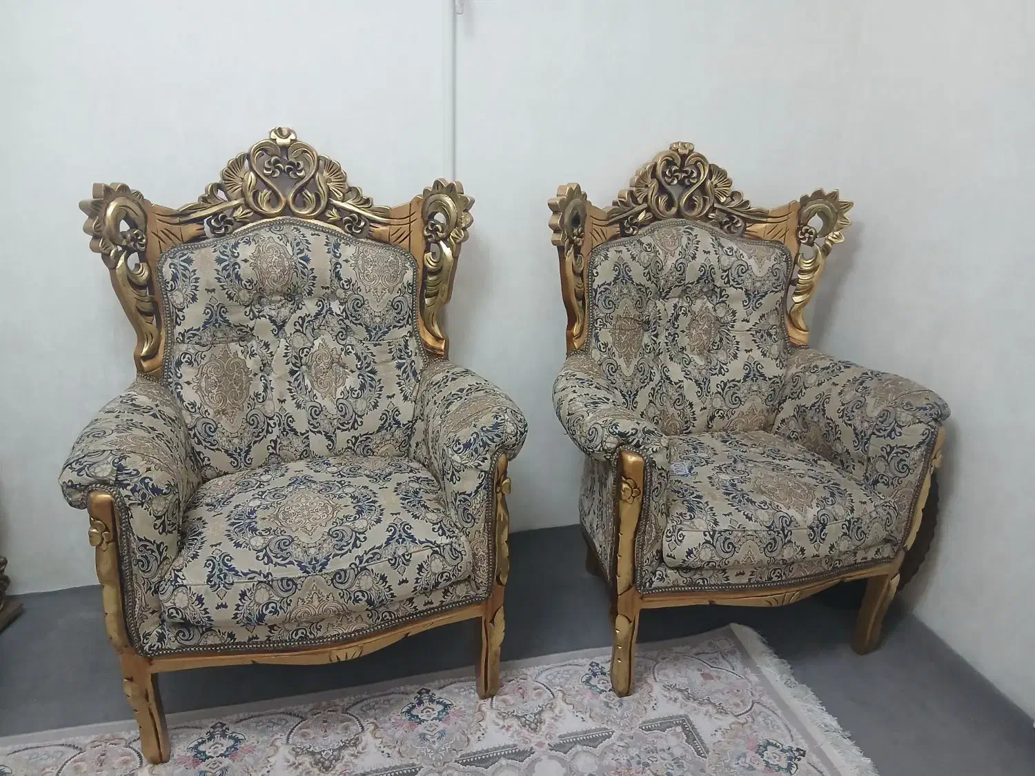 مبل استیل ۷نفره جنس چوب سالم سالم|مبلمان خانگی و میز عسلی|بهارستان, |دیوار