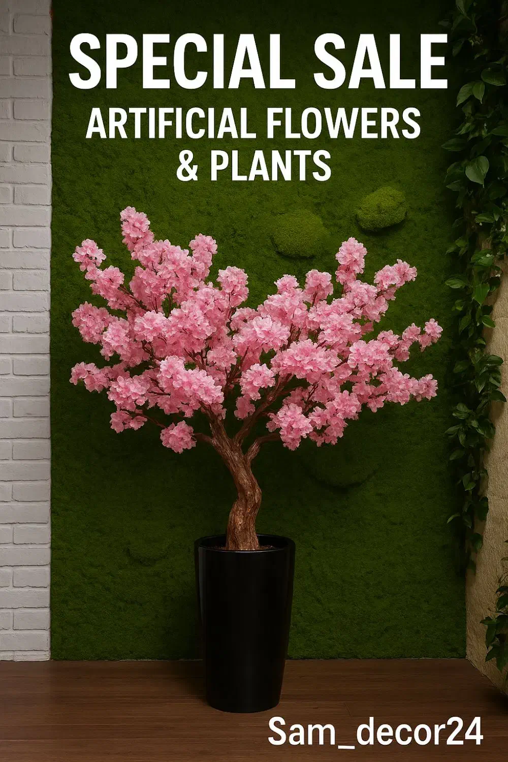 درختچه مصنوعی|گل مصنوعی|تهران, بهاران|دیوار