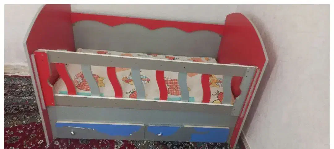 تخت کودک|تخت و سرویس خواب|قیدار, |دیوار