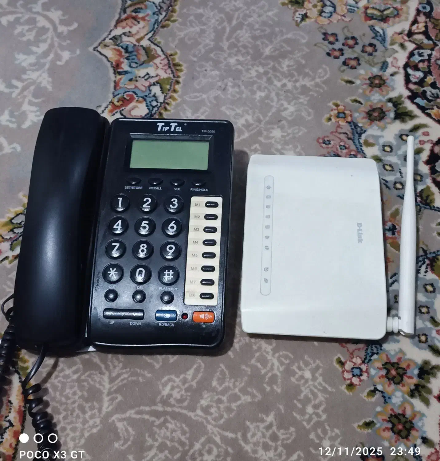 مودم وای فای دی لینک و گوشی تلفن ثابت|مودم و تجهیزات شبکه|اسدآباد, |دیوار