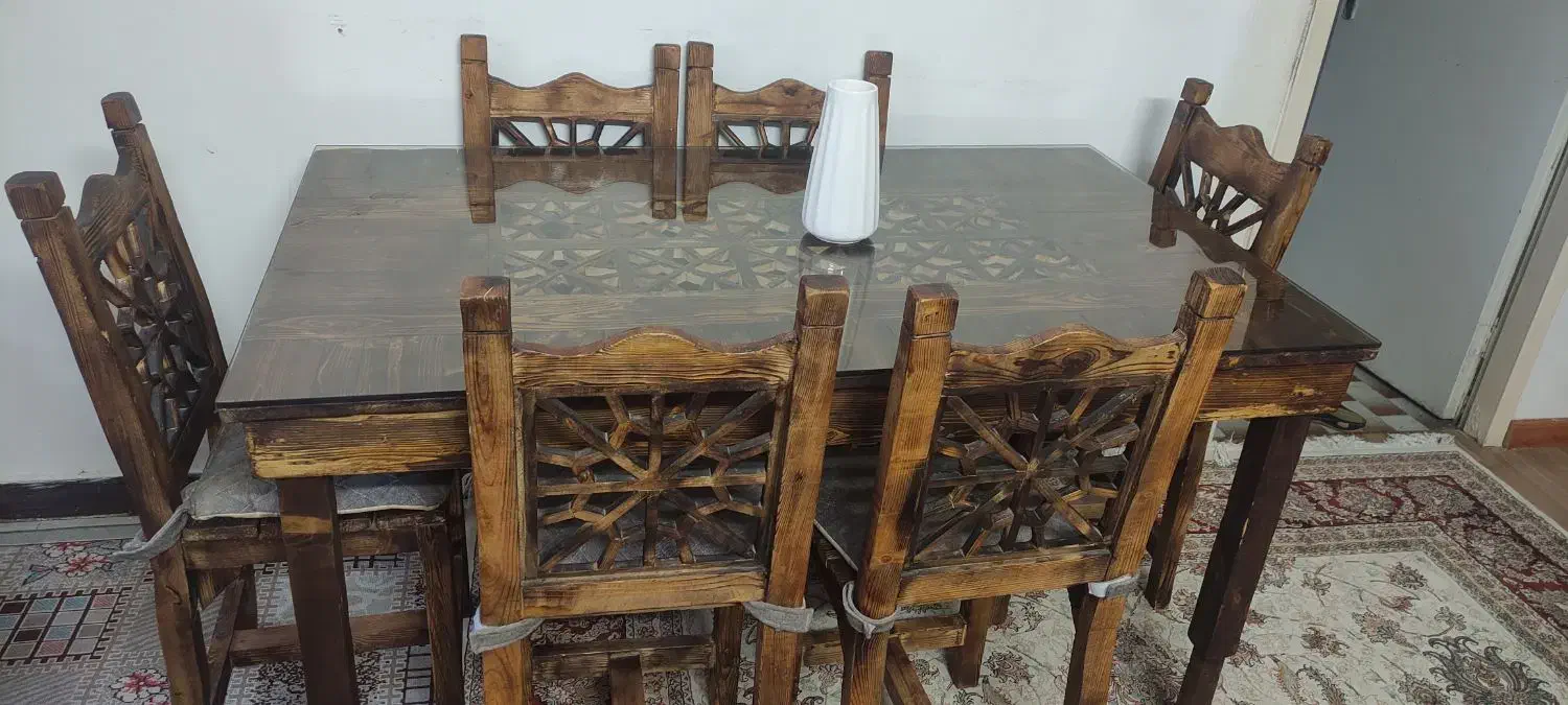 میز نهار خوری|میز و صندلی غذاخوری|کرمانشاه, |دیوار