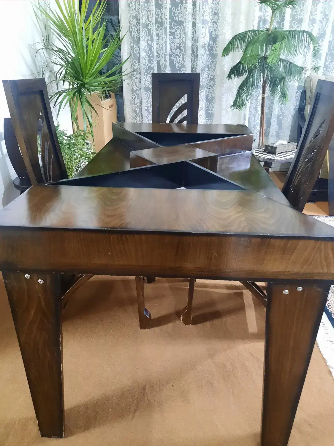 میزناهارخوری همراه سه عدد صندلی|میز و صندلی غذاخوری|اصفهان, پرتمان|دیوار