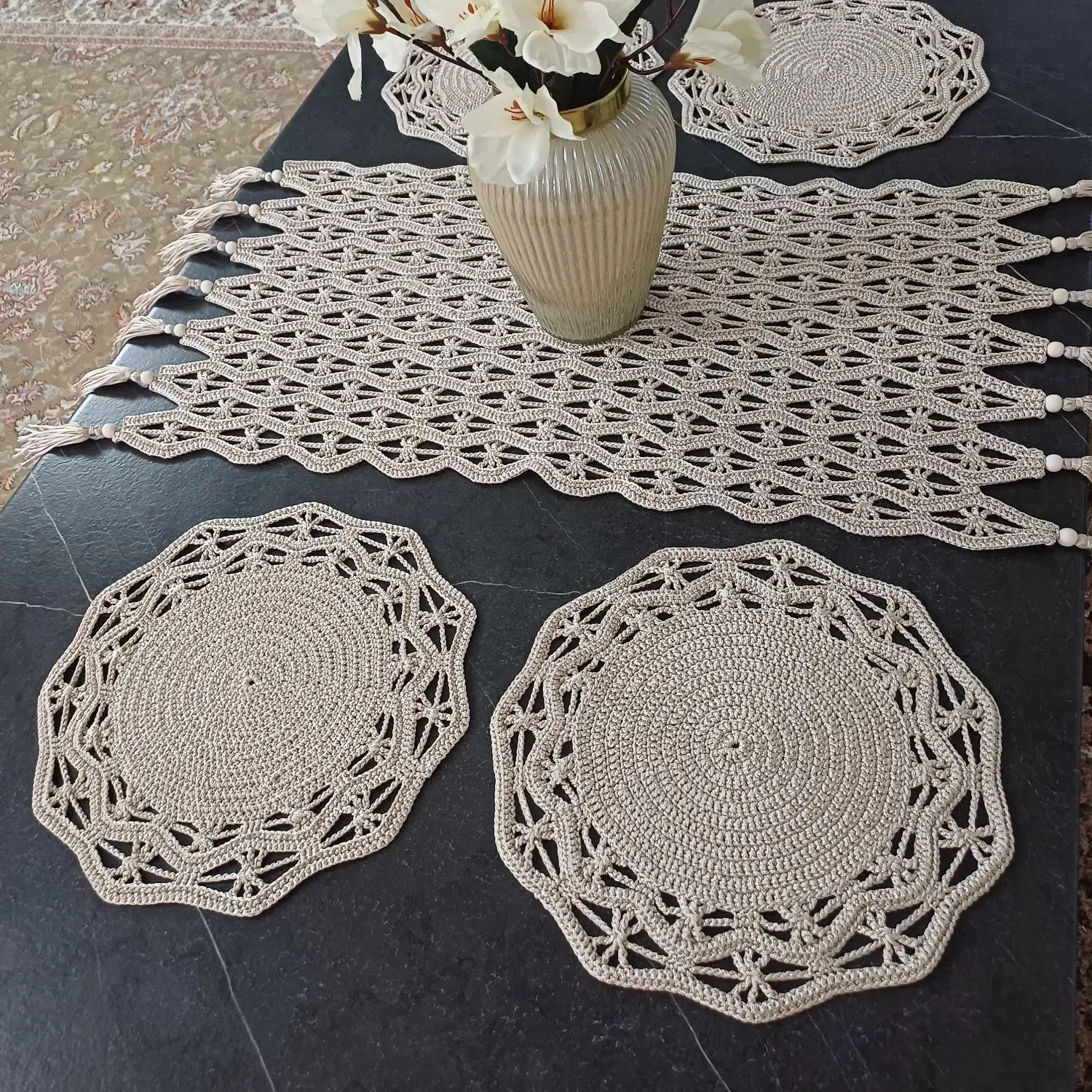 رومیزی|پرده، رانر، رومیزی|سلفچگان, |دیوار