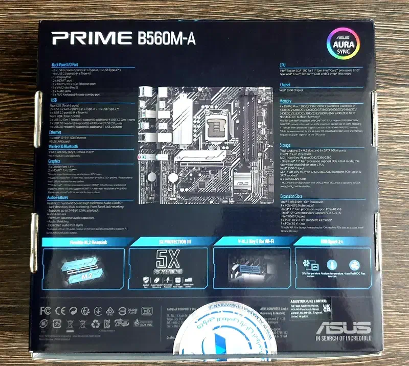 مادربرد ایسوس مدل PRIME B560M-A آکبند ساخت ویتنام|قطعات و لوازم جانبی رایانه|تهران, مولوی|دیوار