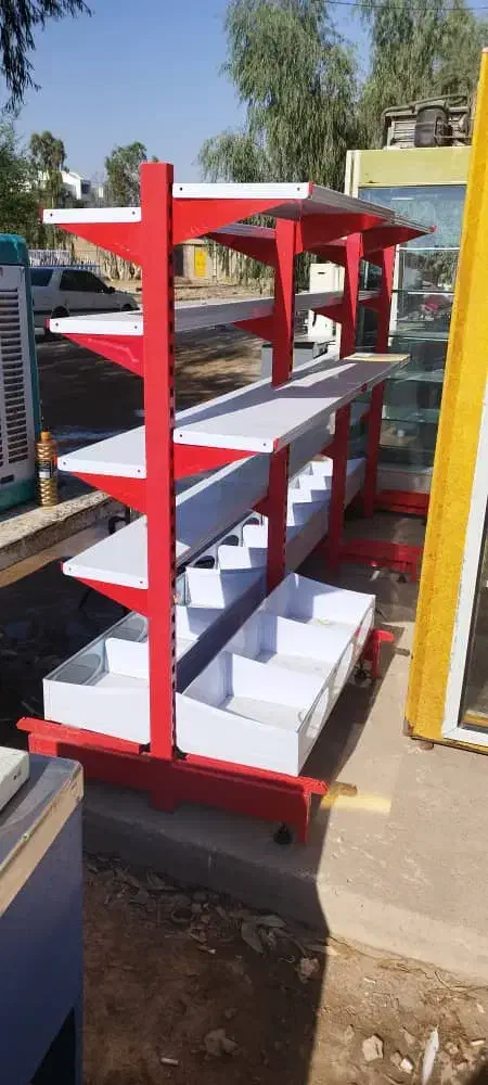 قفسه دو طرفه و جای حبوبات و آجیل درحدنو مشابه نو|فروشگاه و مغازه|مسجد سلیمان, |دیوار