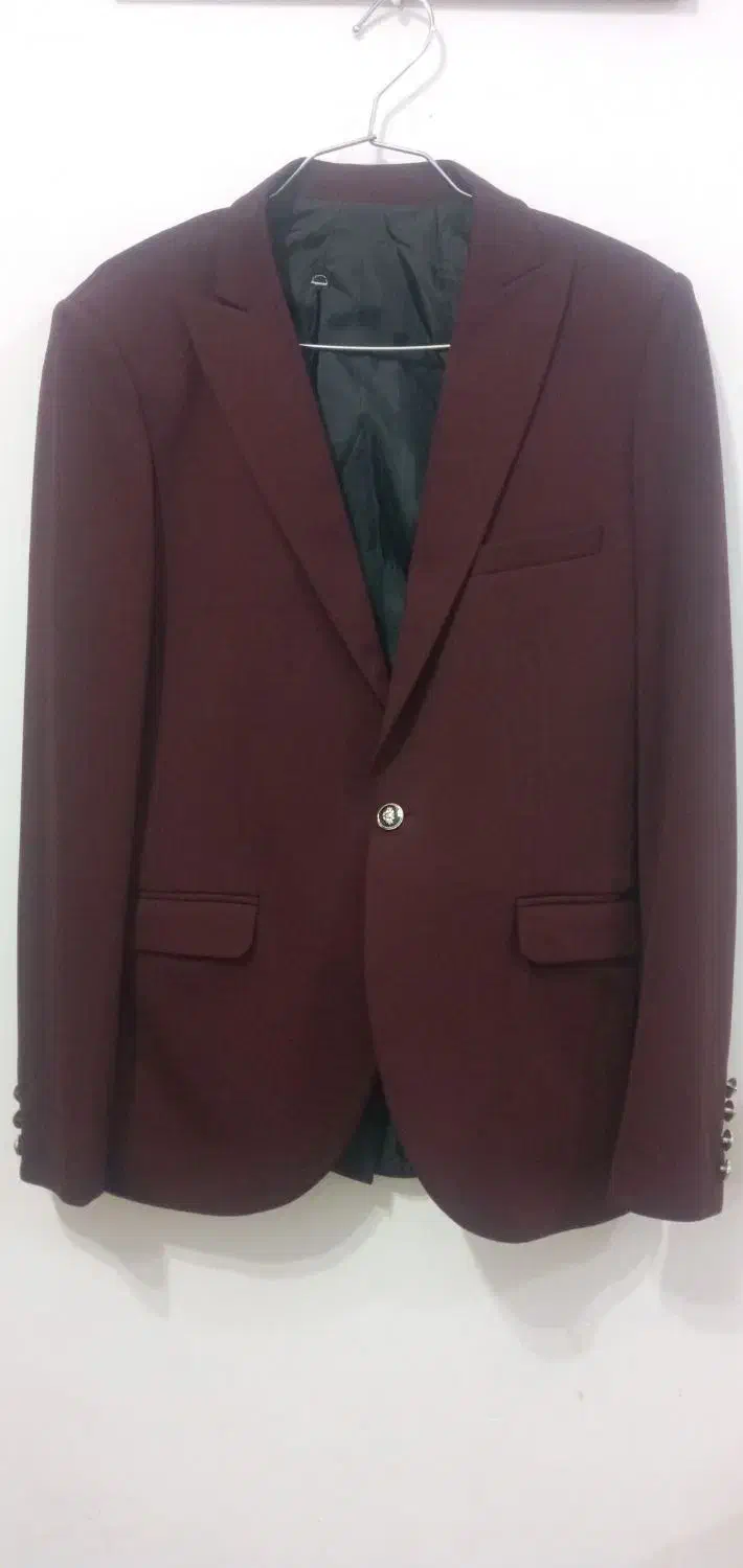 دو عدد کت شلوار مردانه رنگ طوسی و زرشکی سایز XL|لباس|رشت, معلولین|دیوار