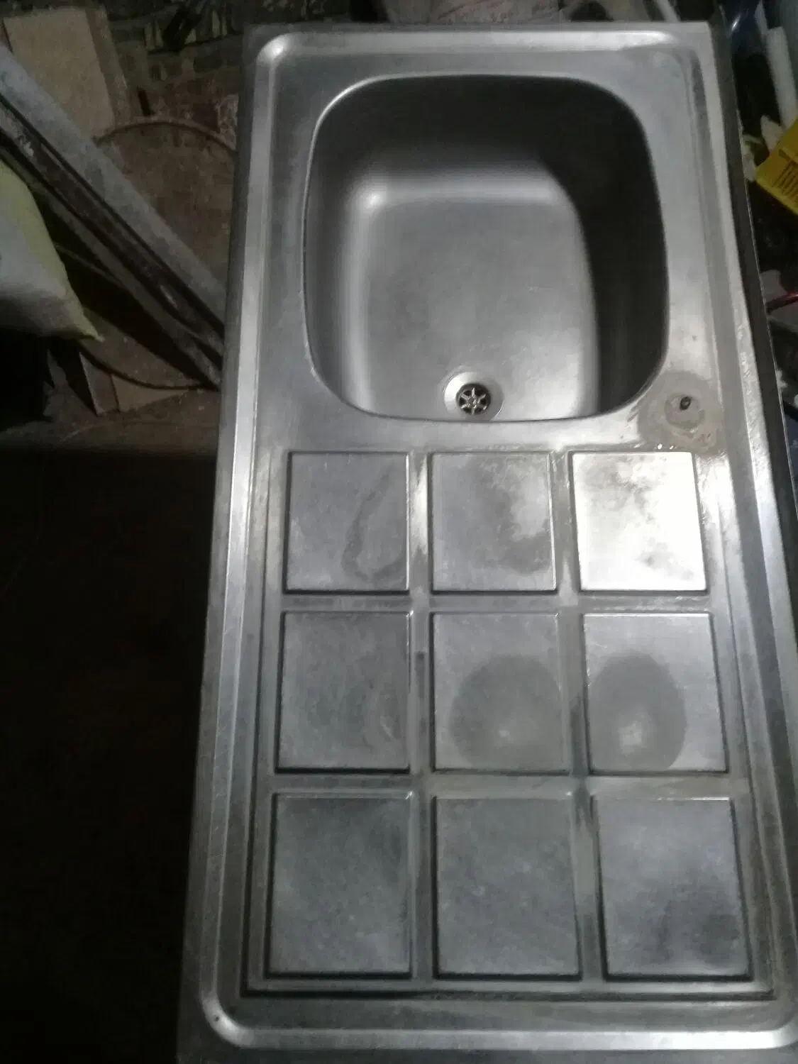 سینک ظرفشوی|آب‌چکان و نظم‌دهنده ظروف|سلطانیه, |دیوار