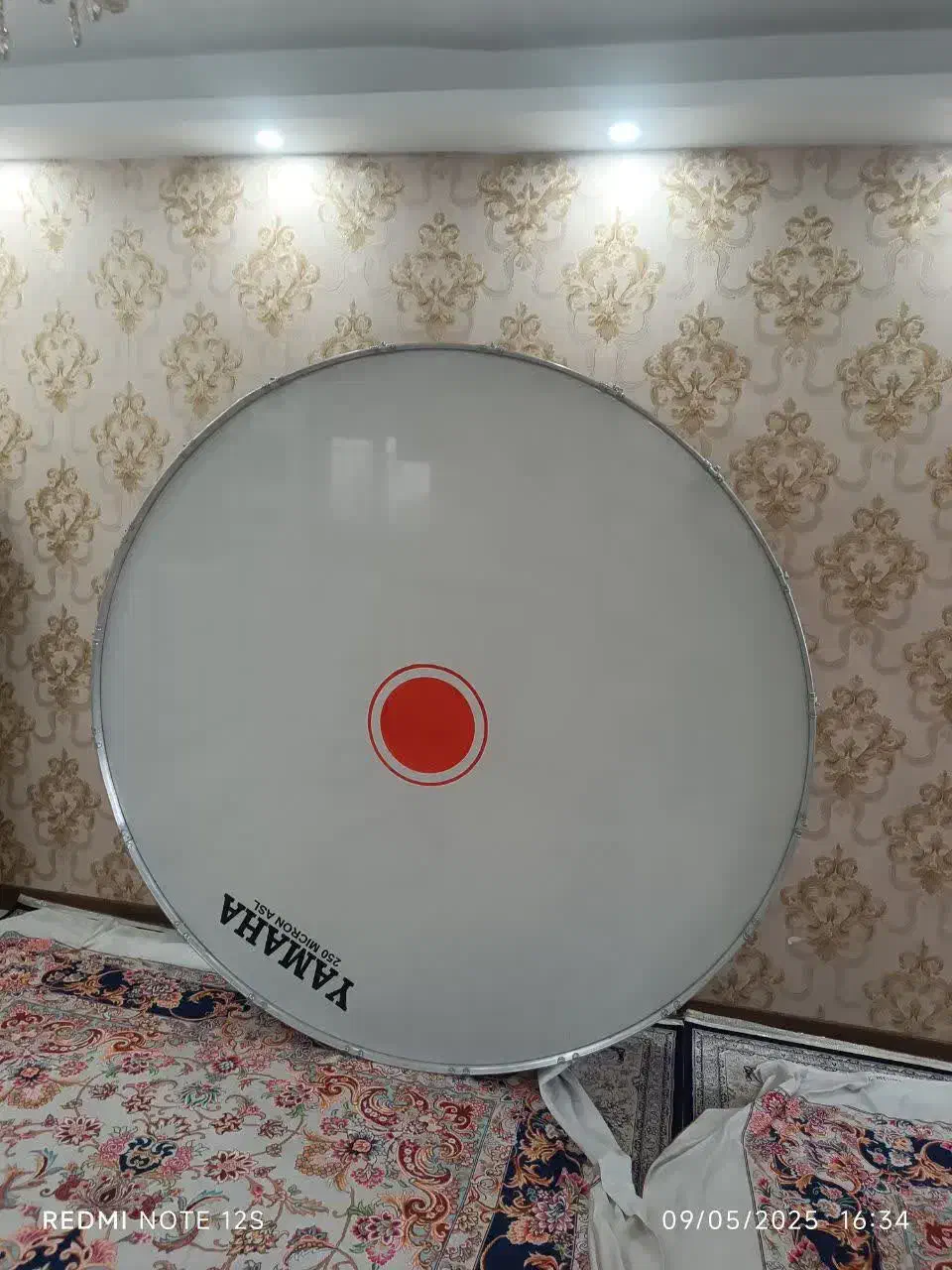 طبل 2 متری محرم علامت استیل تبل|درام و پرکاشن|شهریار, اسکمان|دیوار