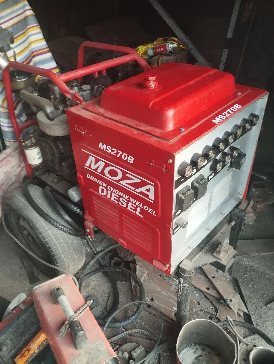 تراش سه میل موتور موزا باجوش اونان متور اب۱۲اسب|ماشین‌آلات صنعتی|کرفتو, |دیوار