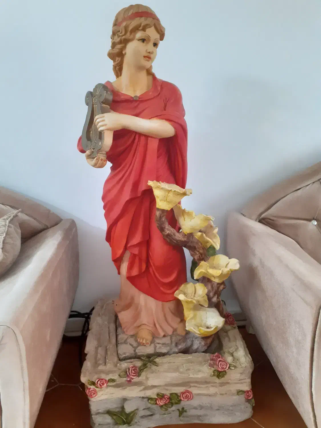 مجسمه ی آبنما|مجسمه، تندیس، ماکت|رشت, چله خانه|دیوار