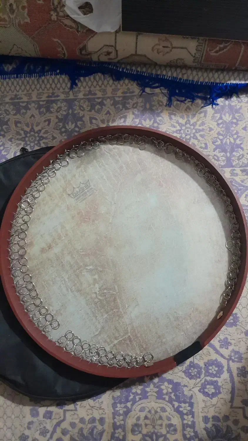 دف بزرگ سما همراه با کتاب وکاور|سازهای سنتی|سنندج, |دیوار