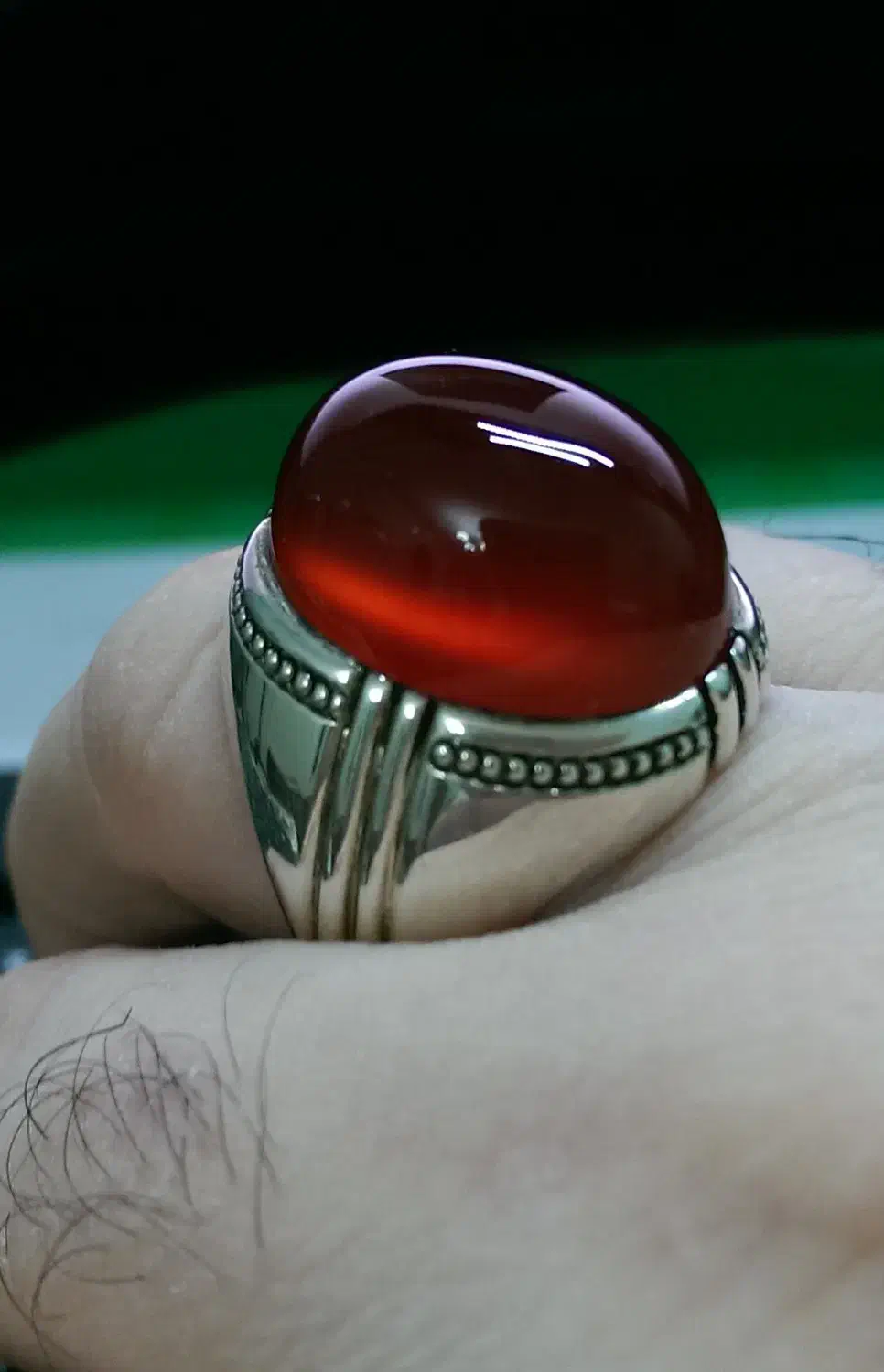 انگشتر عقیق سرخ|جواهرات|قزوین, |دیوار