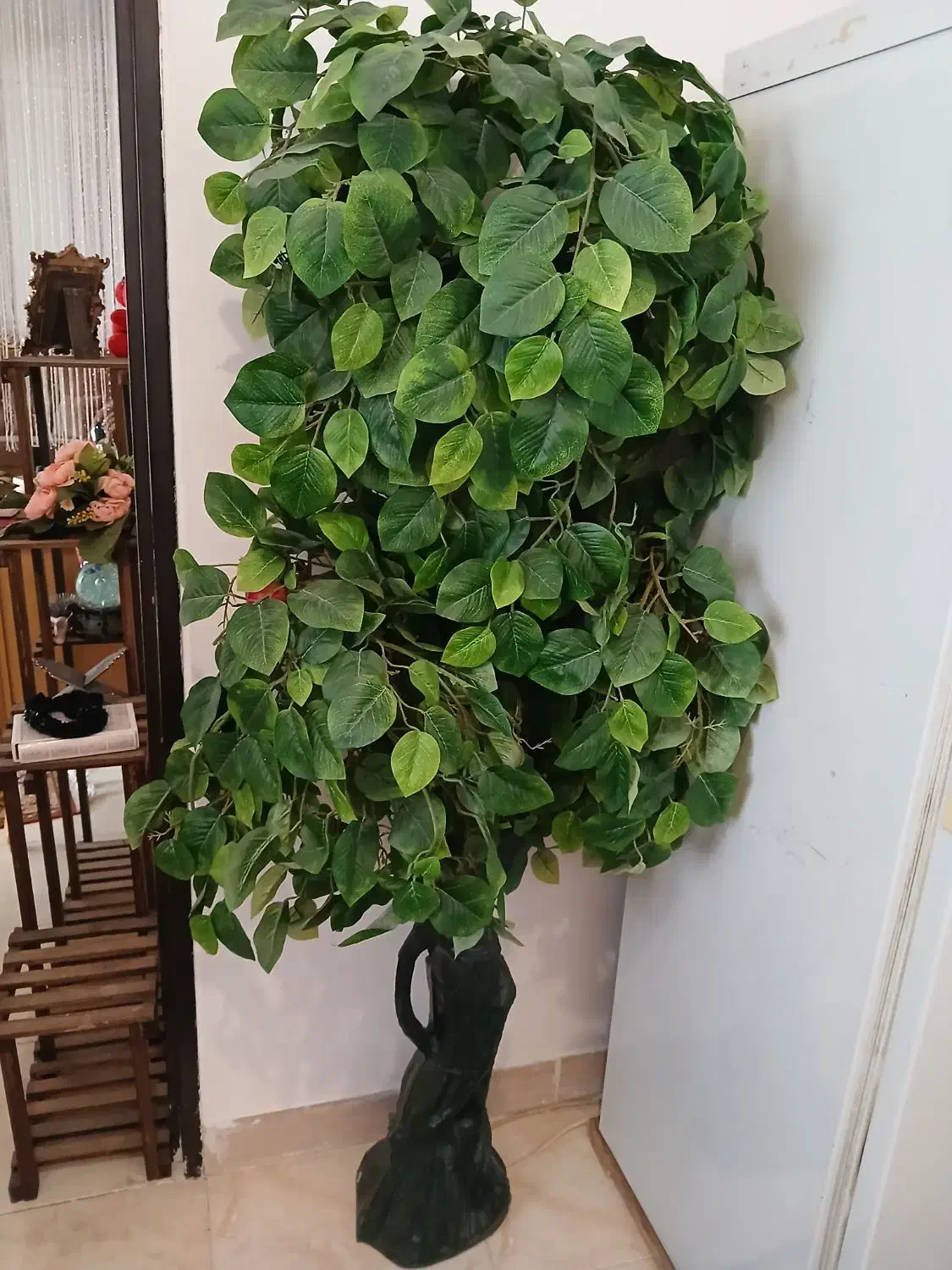 درخت سیب مصنوعی|گل مصنوعی|ارومیه, |دیوار