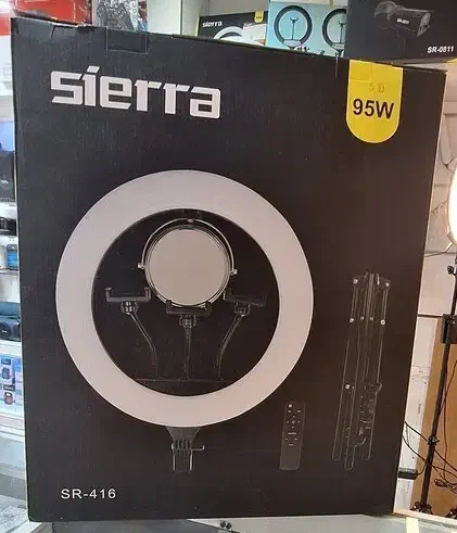 کیت رینگ لایت 95w وات و میکروفون بیسیم بلاگری|دوربین عکاسی و فیلم‌برداری|مشهد, الهیه|دیوار
