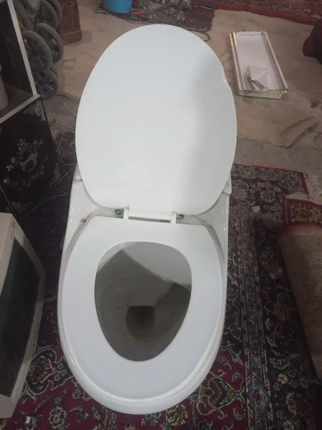 توالت فرنگی بخاری تشک|لوازم سرویس بهداشتی|بیرجند, |دیوار