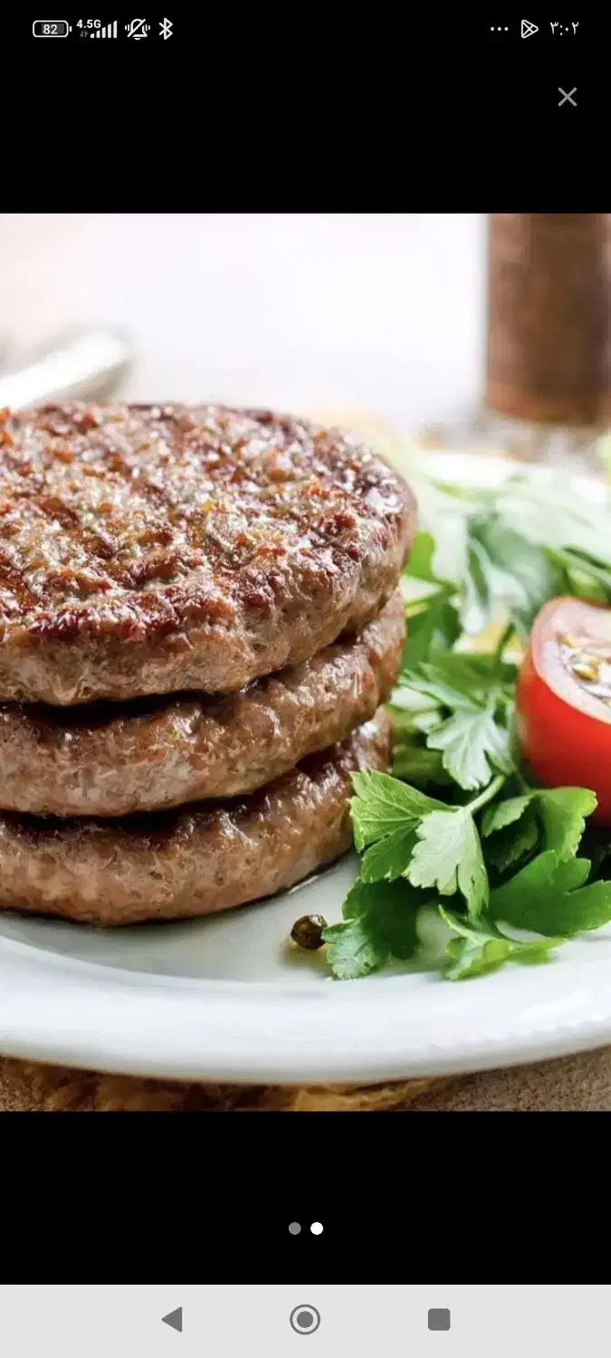 برگر گوشت ۱۰۰٪خالص و باکیفیت|خوردنی و آشامیدنی|رشت, بازار|دیوار