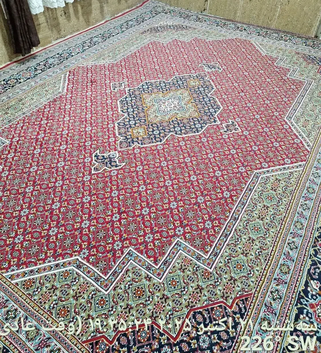 فرش ۱۲ متری|فرش|نهاوند, |دیوار