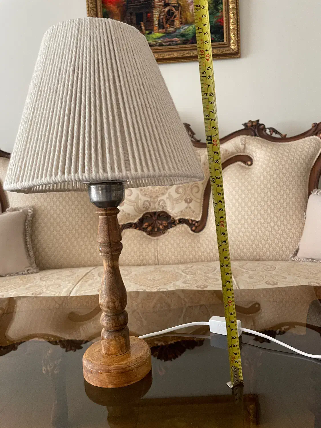 اباژور چوبی|چراغ خواب و آباژور|اصفهان, شیخ اشراق|دیوار