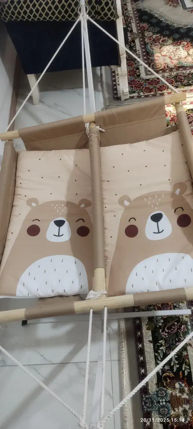 ننو و وتخت گهواره|تخت و سرویس خواب|قرچک, باقرآباد|دیوار