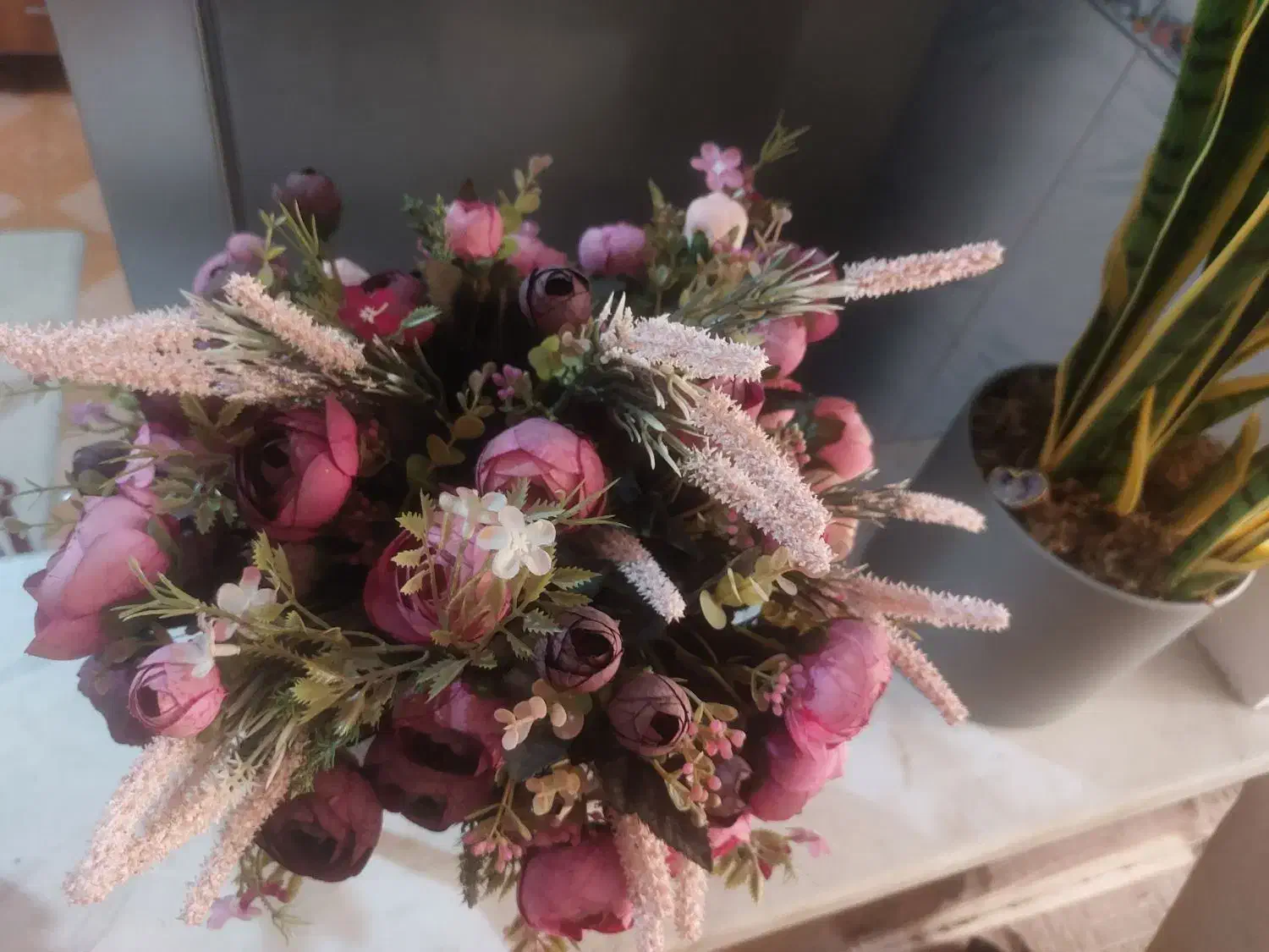 ۷ عدد بوته گل مصنوعی.قیمت هر بوته ۱۵۰|گل مصنوعی|رباطکریم, الارد|دیوار