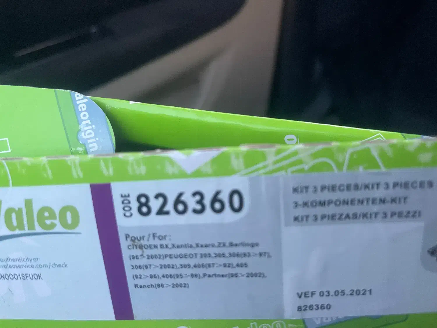 فروش دیسک و صفحه اصل والئو فرانسه هولوگرام طلایی|قطعات یدکی و لوازم جانبی|کرمانشاه, |دیوار