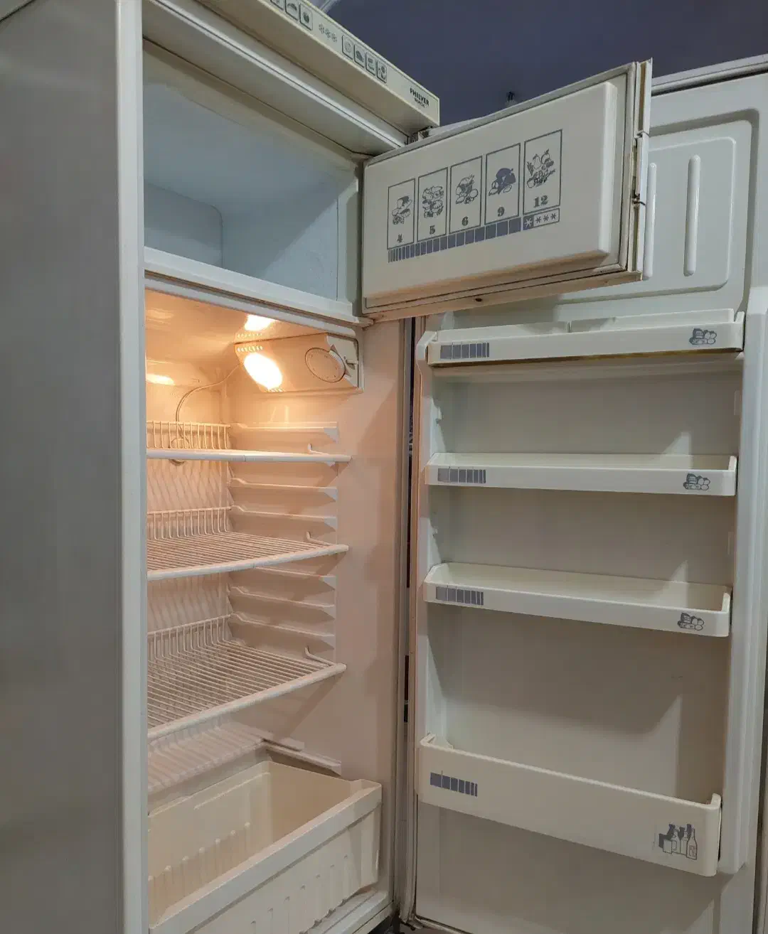 یخچال فیلور|یخچال و فریزر|صحنه, |دیوار