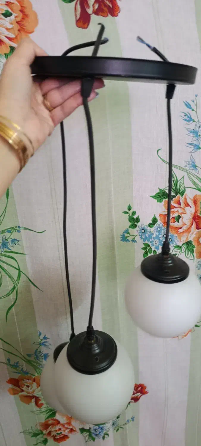 لوستر|لوستر و چراغ آویز|گنبد کاووس, |دیوار