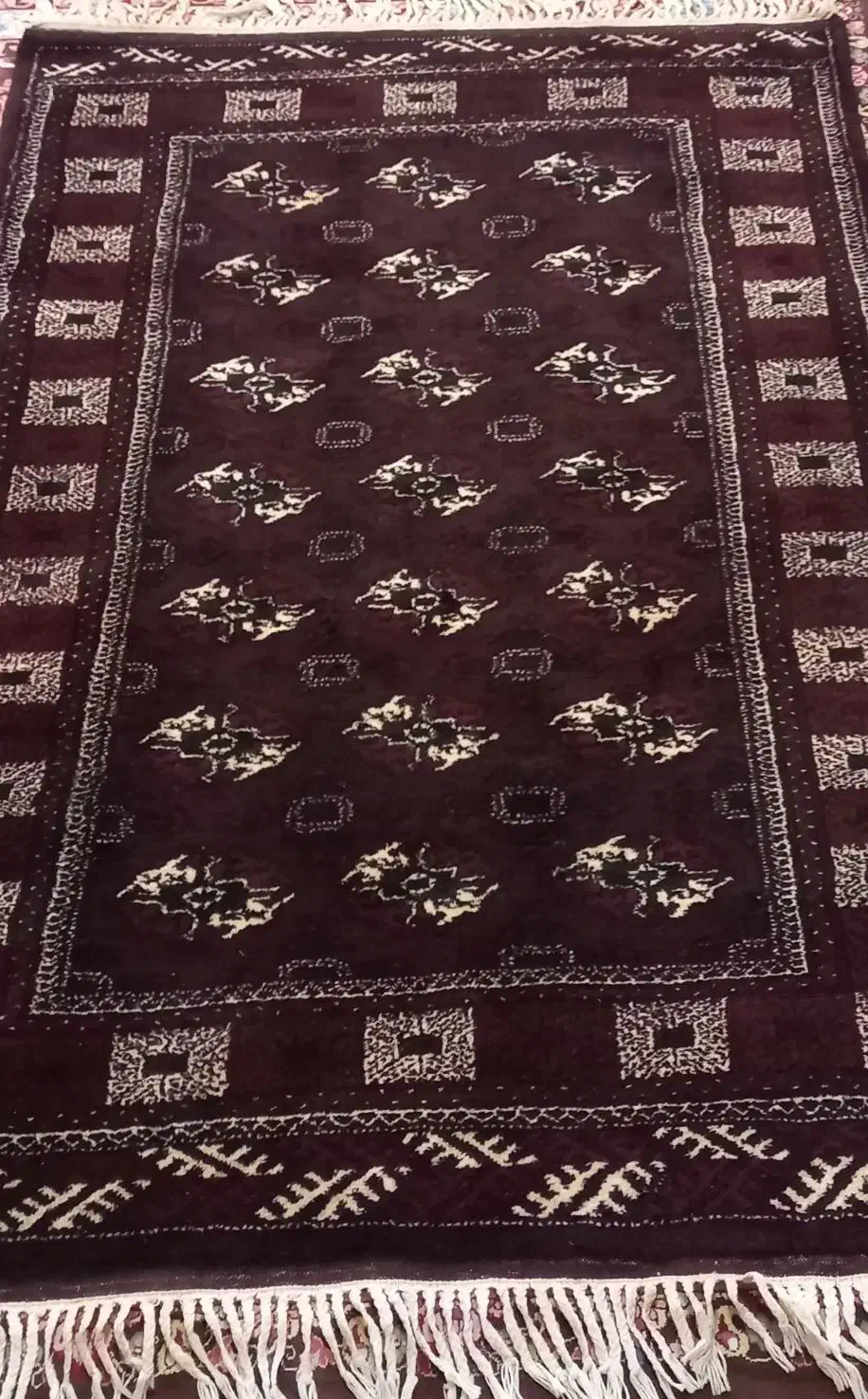 قالیچه دستباف ترکمن|فرش|کرمان, |دیوار