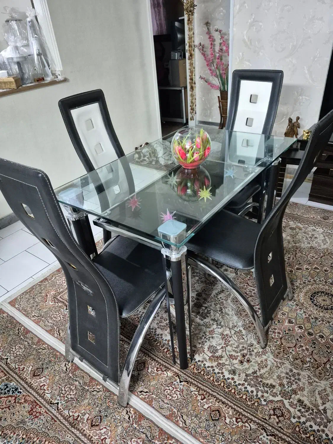 میز نهارخوری ۴ نفره|میز و صندلی غذاخوری|تهران, شهرک دانشگاه|دیوار