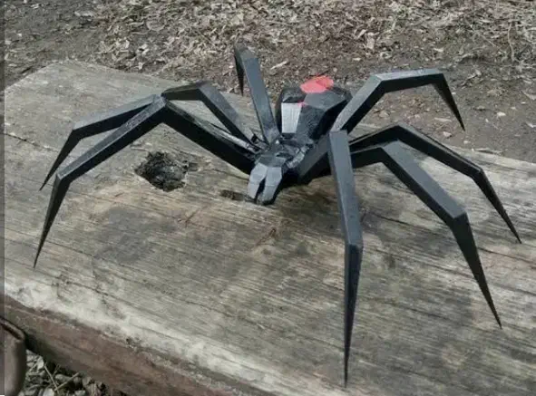 مجسمه عنکبوت آلمینیومی|مجسمه، تندیس، ماکت|مشهد, حیدرآباد|دیوار