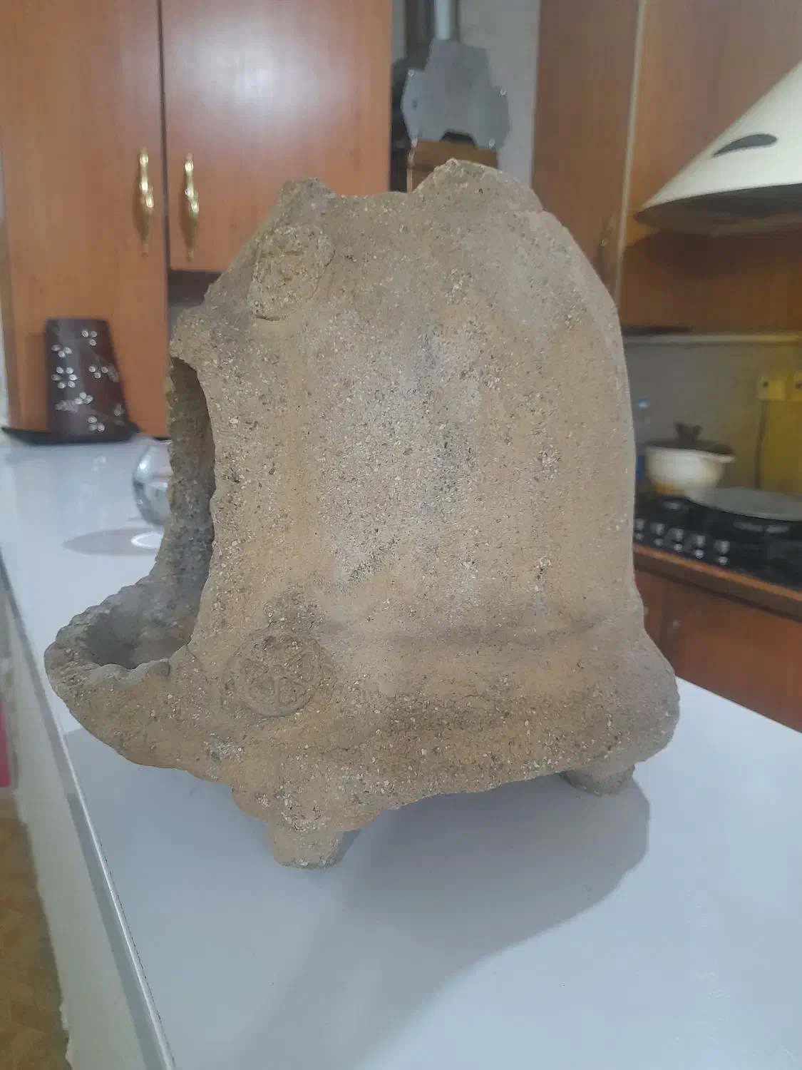 منقل گِلی|مجسمه، تندیس، ماکت|اهواز, فاز ۲ پادادشهر|دیوار